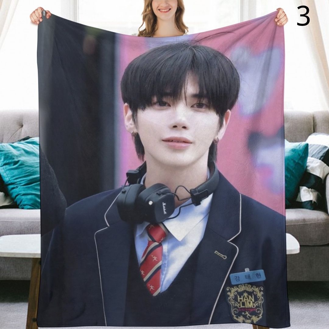 TOMORROW X TOGETHER Taehyun Blanket, TXT Flannel Throw Blanket, Gifts for MOA