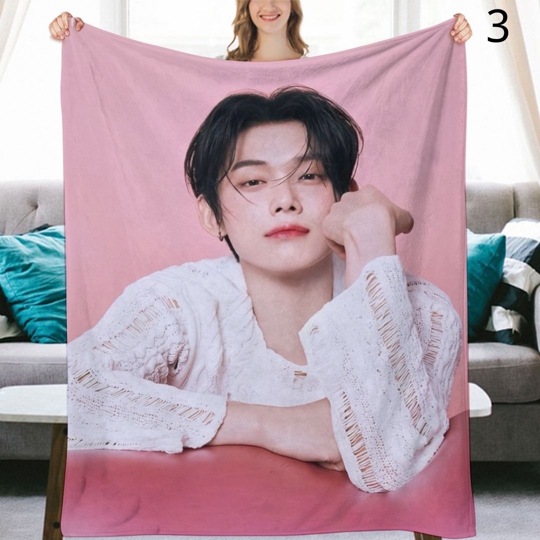 TOMORROW X TOGETHER Yeonjun Blanket, TXT Flannel Throw Blanket, Gifts for MOA