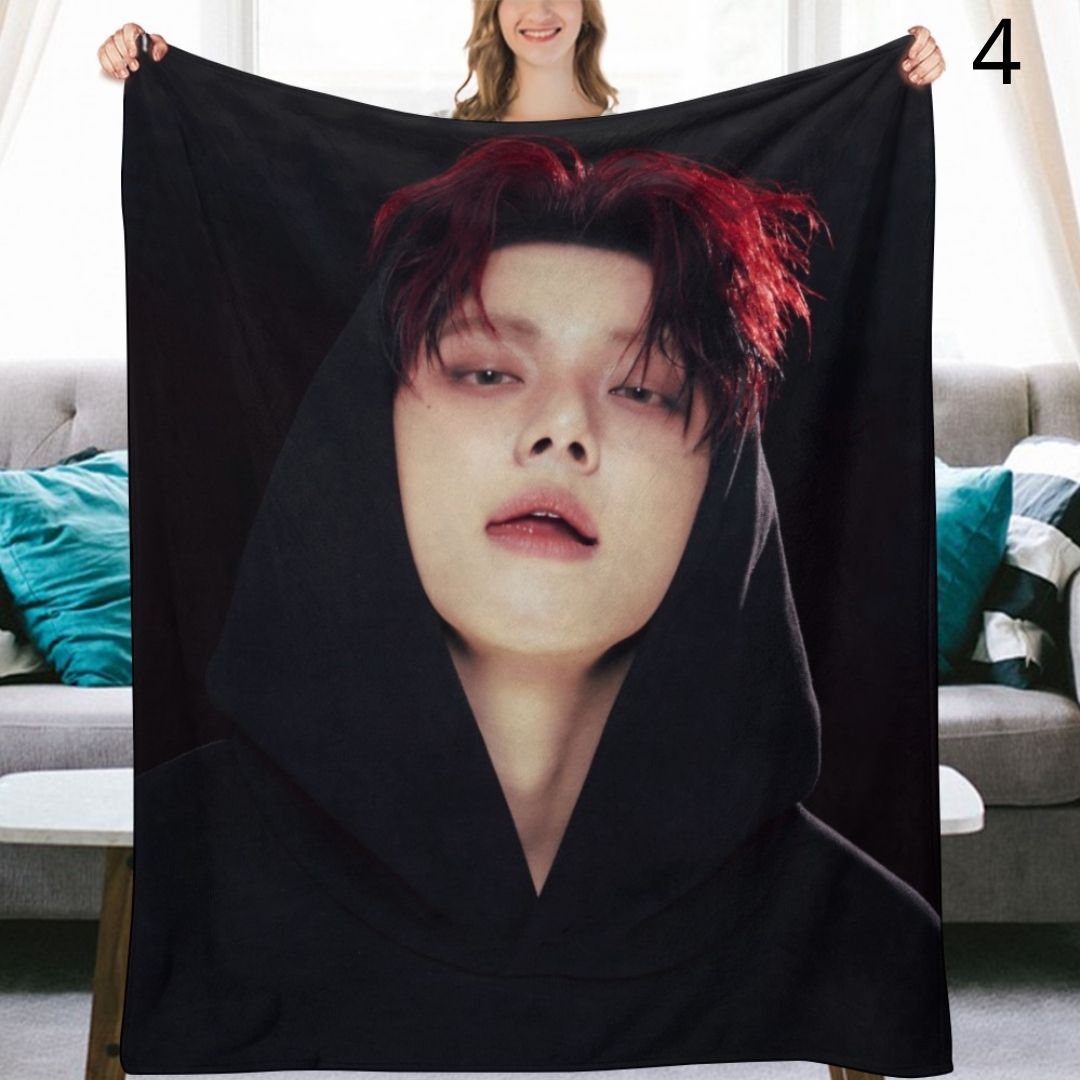 TOMORROW X TOGETHER Yeonjun Blanket, TXT Flannel Throw Blanket, Gifts for MOA