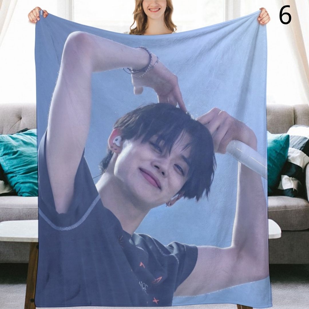 TOMORROW X TOGETHER Yeonjun Blanket, TXT Flannel Throw Blanket, Gifts for MOA