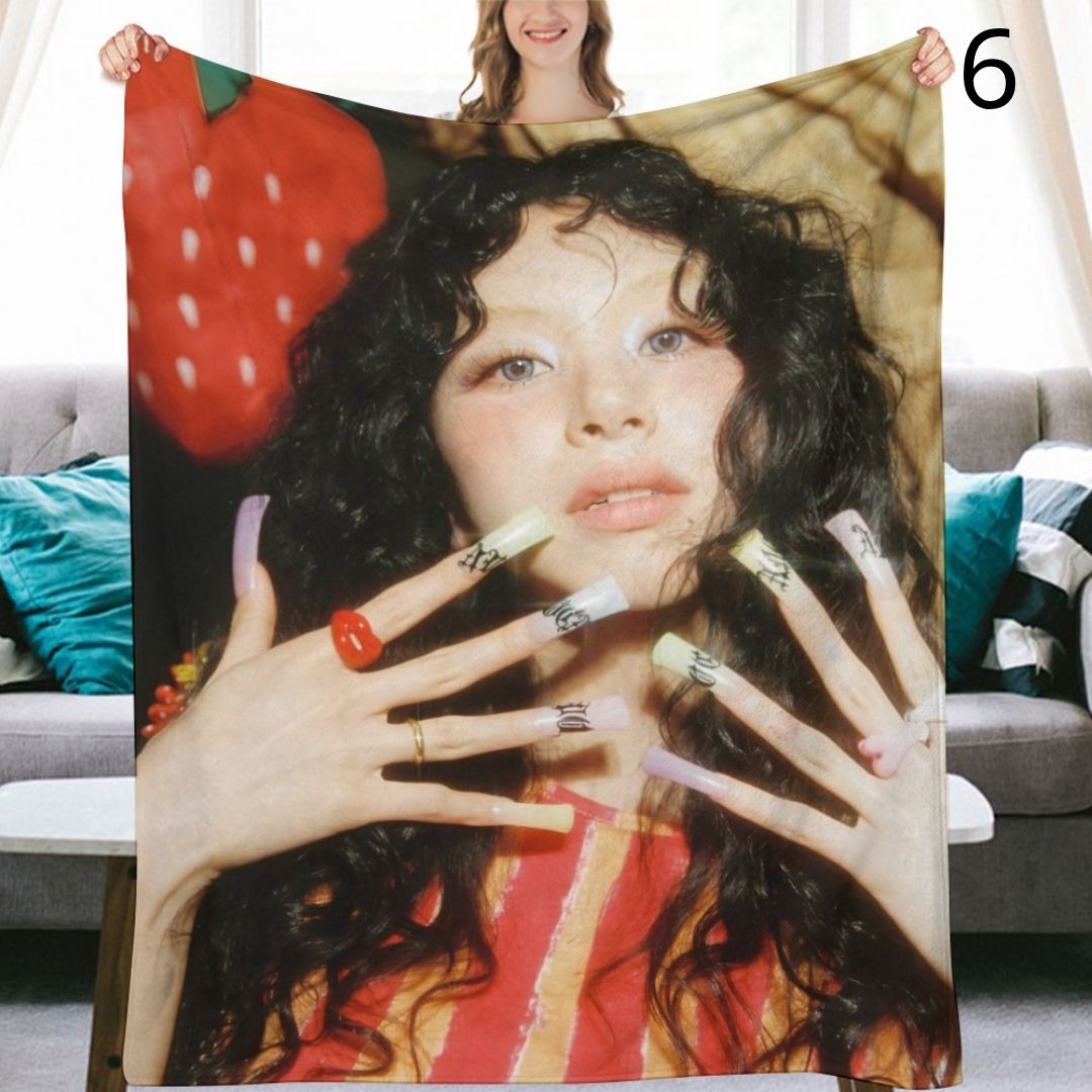 TWICE Chaeyoung Blanket, TWICE Flannel Throw Blanket, Gifts for ONCE