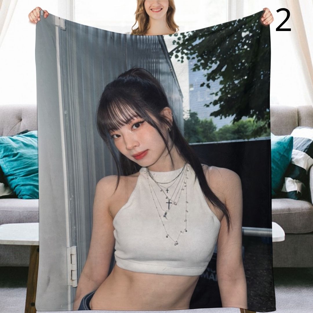 TWICE Dahyun Blanket, TWICE Flannel Throw Blanket, Gifts for ONCE