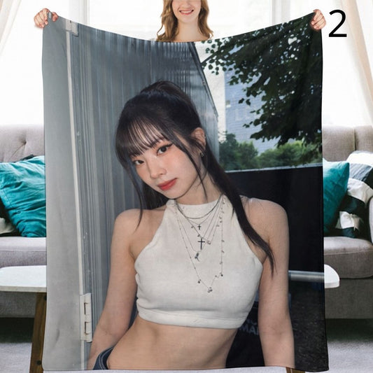 TWICE Dahyun Blanket, TWICE Flannel Throw Blanket, Gifts for ONCE
