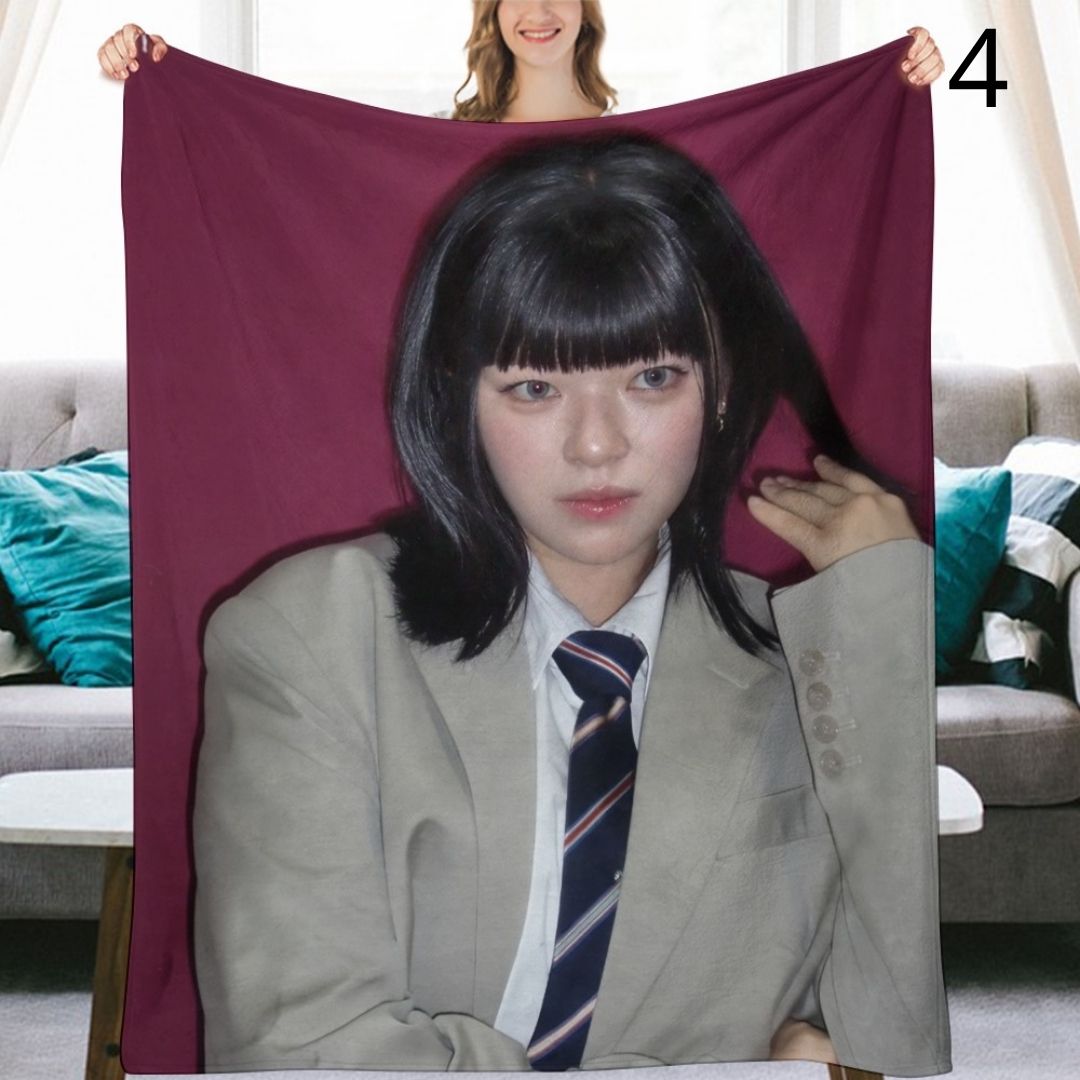 TWICE Jeongyeon Blanket, TWICE Flannel Throw Blanket, Gifts for ONCE