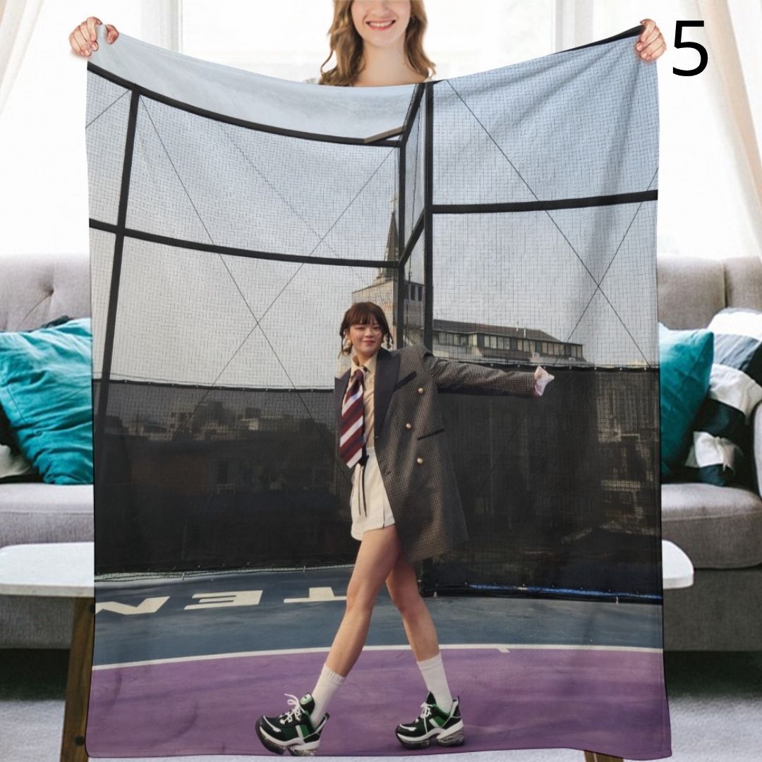 TWICE Jeongyeon Blanket, TWICE Flannel Throw Blanket, Gifts for ONCE