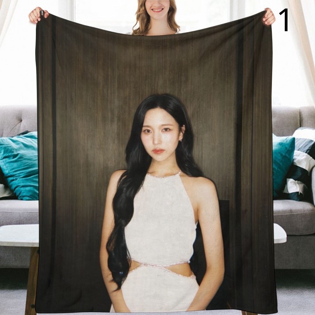 TWICE Mina Blanket, TWICE Flannel Throw Blanket, Gifts for ONCE