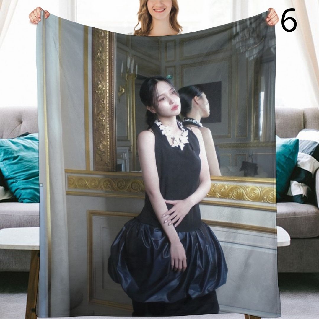 TWICE Mina Blanket, TWICE Flannel Throw Blanket, Gifts for ONCE
