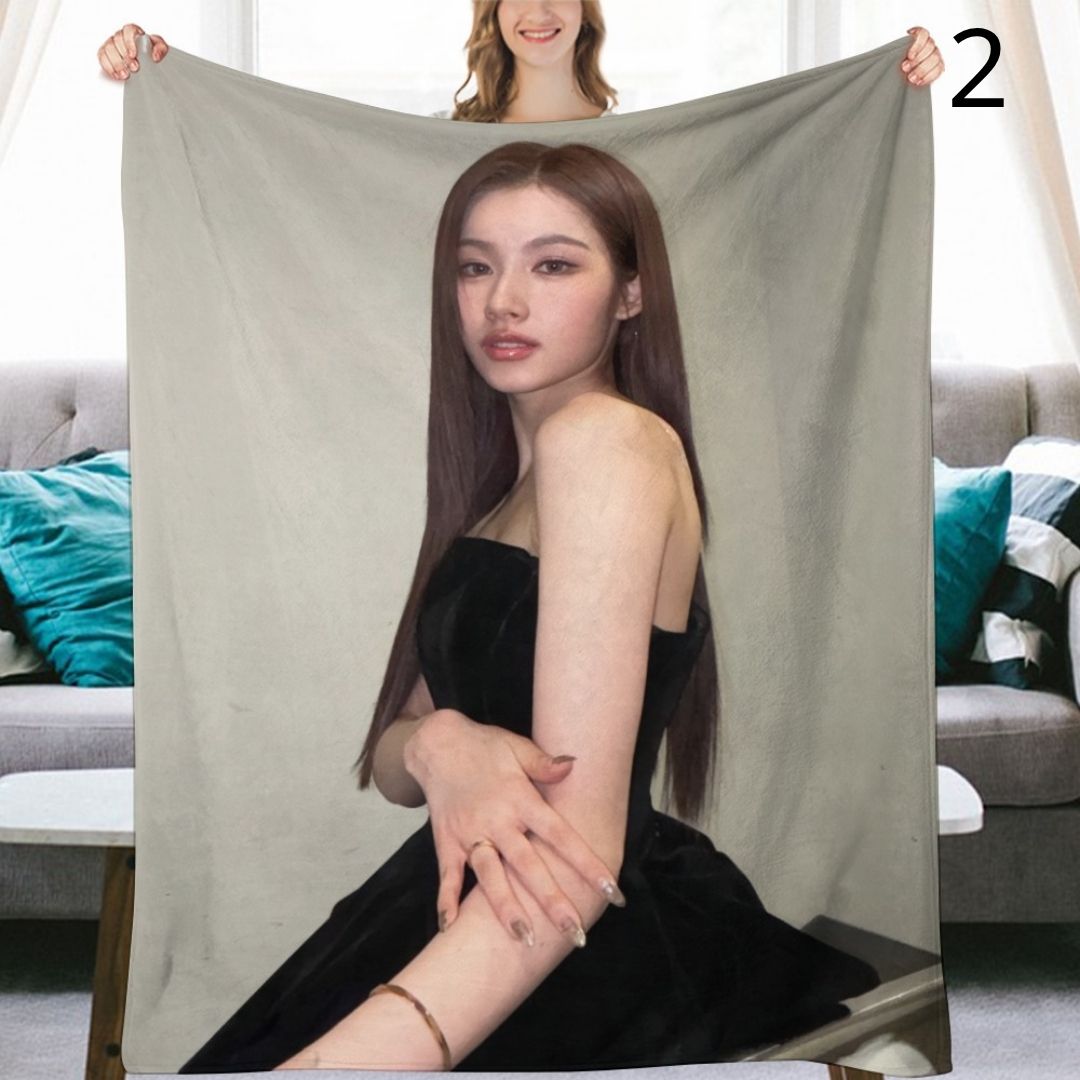 TWICE Sana Blanket, TWICE Flannel Throw Blanket, Gifts for ONCE