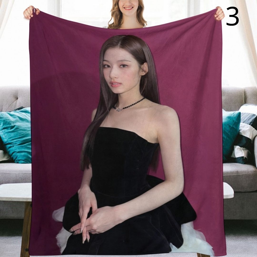 TWICE Sana Blanket, TWICE Flannel Throw Blanket, Gifts for ONCE