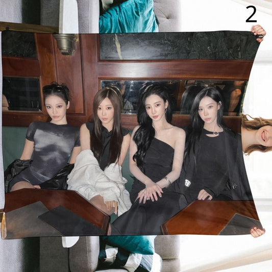 aespa Blanket, aespa Flannel Throw Blanket, Gifts for MY