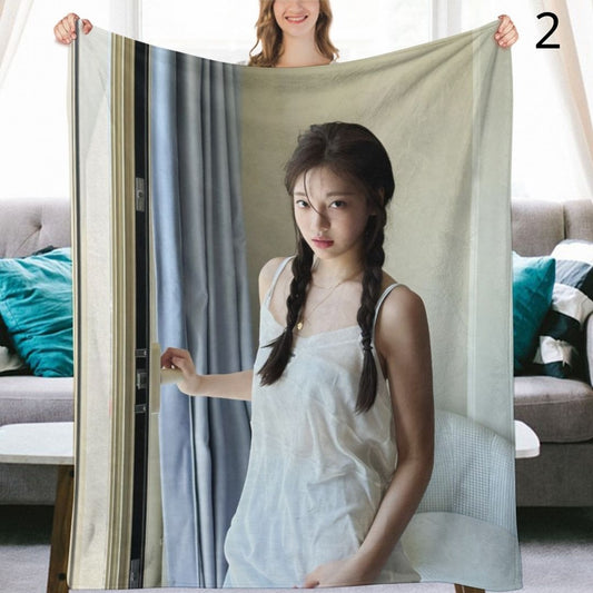 aespa NingNing Blanket, aespa Flannel Throw Blanket, Gifts for MY