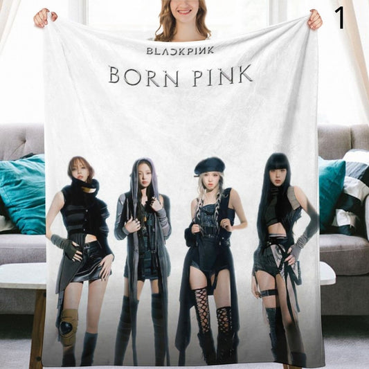 BLACKPINK Blanket, BP Flannel Throw Blanket, Gifts for Blinks