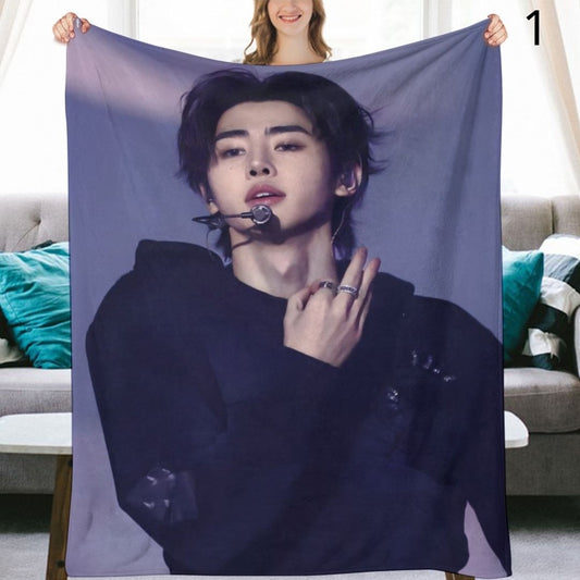 ENHYPEN Sunghoon Blanket, ENHYPEN Flannel Throw Blanket, Gifts for ENGENE