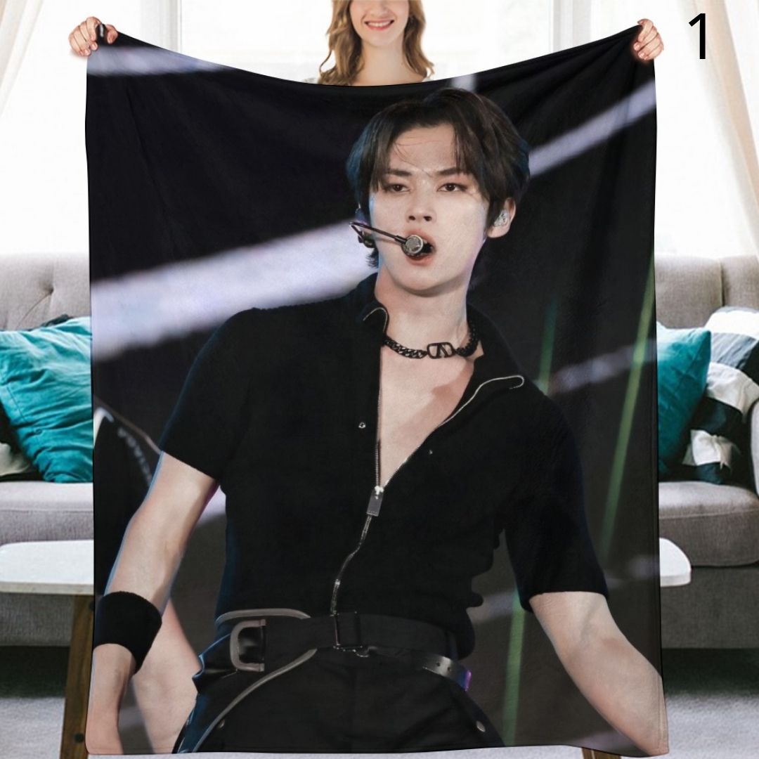 Stray Kids Lee Know Blanket, SKZ Flannel Throw Blanket, Gifts for Stay