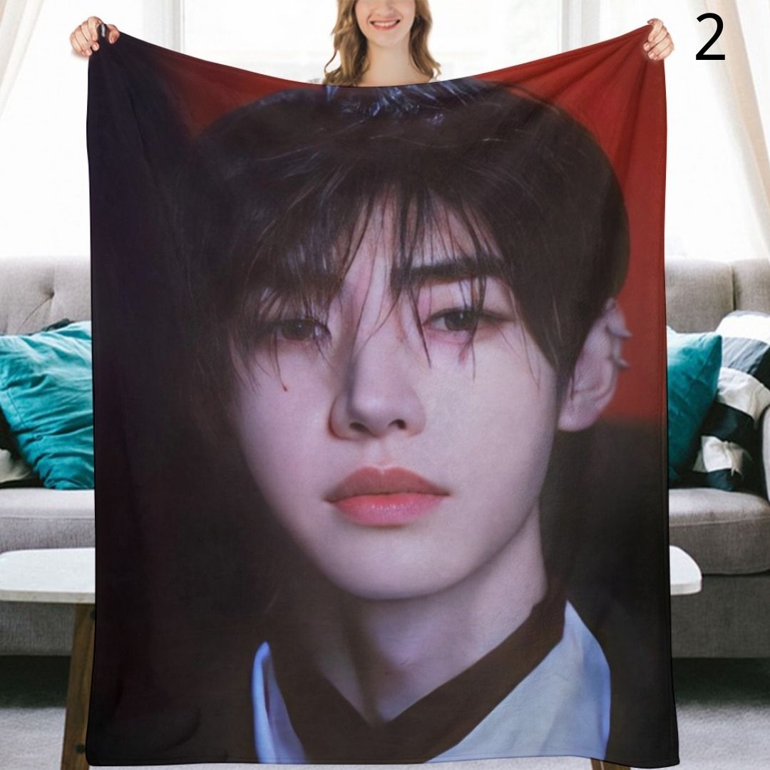 ENHYPEN Sunghoon Blanket, ENHYPEN Flannel Throw Blanket, Gifts for ENGENE