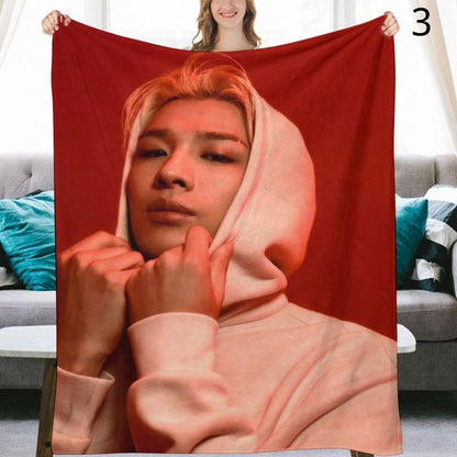 BIGBANG Taeyang Blanket, BIGBANG Flannel Throw Blanket, Gifts for V.I.P