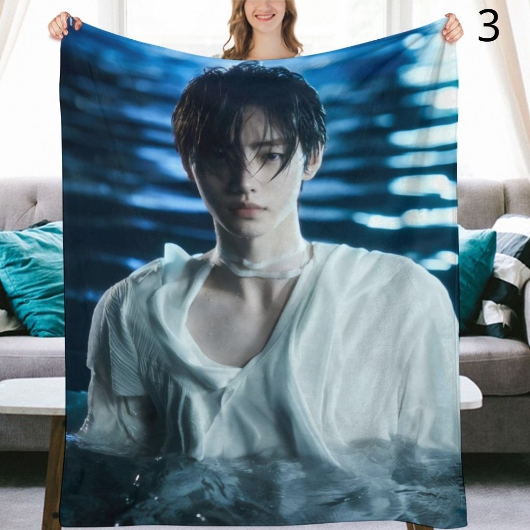 ENHYPEN Sunghoon Blanket, ENHYPEN Flannel Throw Blanket, Gifts for ENGENE