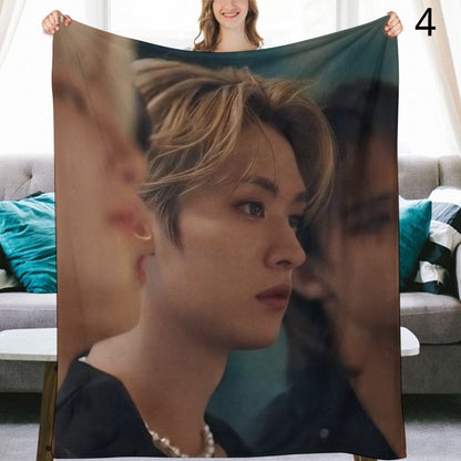 Stray Kids Lee Know Blanket, SKZ Flannel Throw Blanket, Gifts for Stay