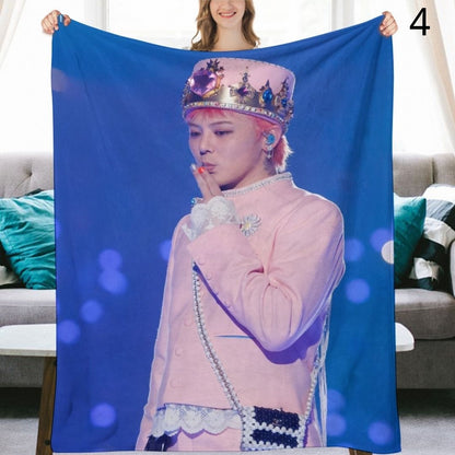 BIGBANG G-Dragon Blanket, BIGBANG Flannel Throw Blanket, Gifts for V.I.P