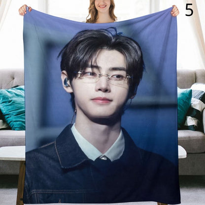 ENHYPEN Sunghoon Blanket, ENHYPEN Flannel Throw Blanket, Gifts for ENGENE