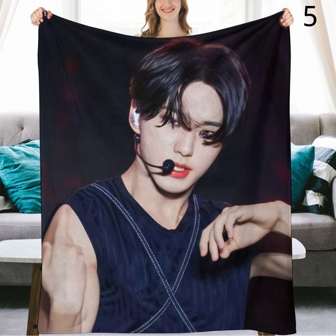 SEVENTEEN Hoshi Blanket, Seventeen Flannel Throw Blanket, Gifts for Carat