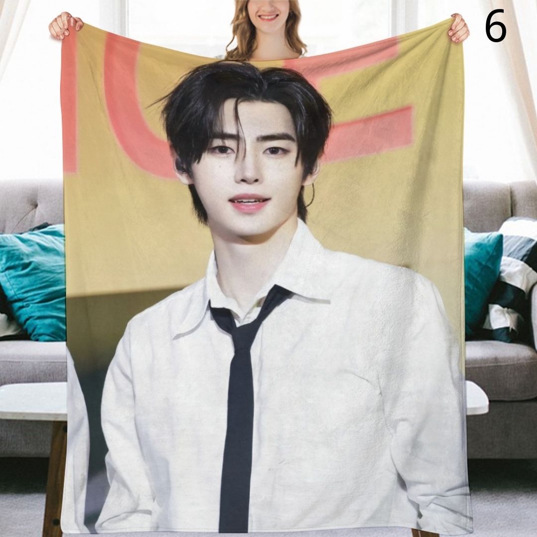 ENHYPEN Sunghoon Blanket, ENHYPEN Flannel Throw Blanket, Gifts for ENGENE