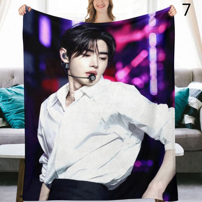 ENHYPEN Sunghoon Blanket, ENHYPEN Flannel Throw Blanket, Gifts for ENGENE