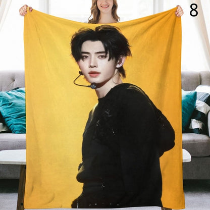 ENHYPEN Sunghoon Blanket, ENHYPEN Flannel Throw Blanket, Gifts for ENGENE