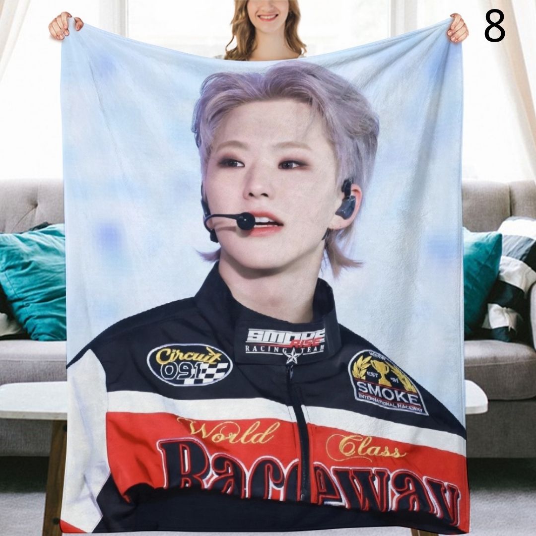 SEVENTEEN Hoshi Blanket, Seventeen Flannel Throw Blanket, Gifts for Carat