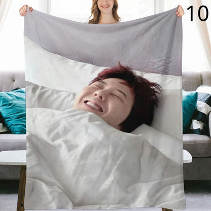 BIGBANG G-Dragon Blanket, BIGBANG Flannel Throw Blanket, Gifts for V.I.P