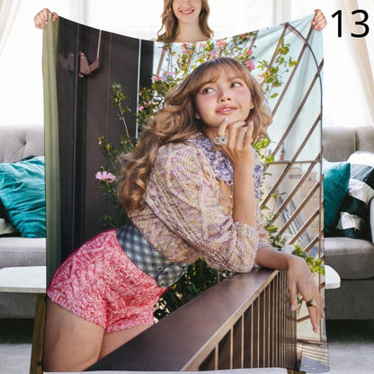 BLACKPINK Lisa Blanket, BP Flannel Throw Blanket, Gifts for Blinks