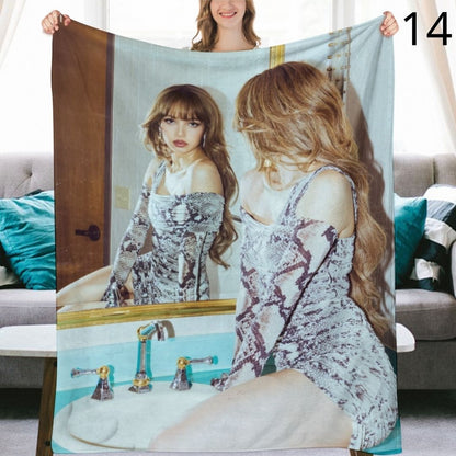 BLACKPINK Lisa Blanket, BP Flannel Throw Blanket, Gifts for Blinks
