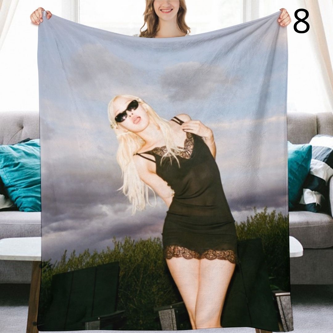 BLACKPINK Rosé Blanket, BP Flannel Throw Blanket, Gifts for Blinks