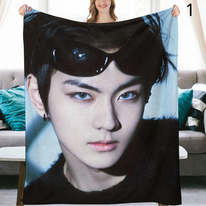 ENHYPEN Jungwon Blanket, ENHYPEN Flannel Throw Blanket, Gifts for ENGENE