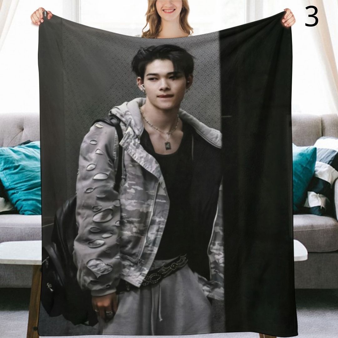 ENHYPEN Ni-Ki Blanket, ENHYPEN Flannel Throw Blanket, Gifts for ENGENE