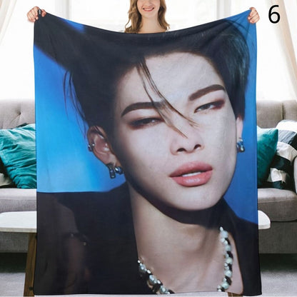 ENHYPEN Ni-Ki Blanket, ENHYPEN Flannel Throw Blanket, Gifts for ENGENE