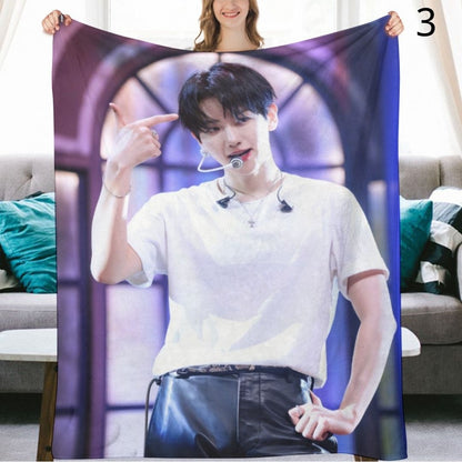 EXO Baekhyun Blanket, EXO Flannel Throw Blanket, Gifts for EXO-L