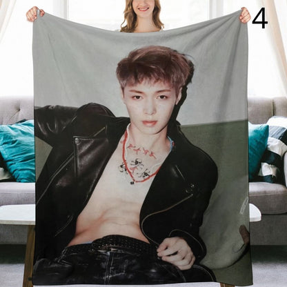 EXO Lay Blanket, EXO Flannel Throw Blanket, Gifts for EXO-L