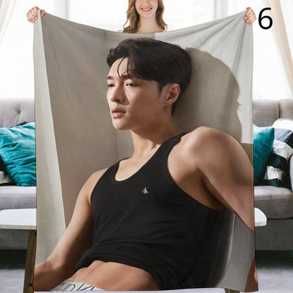 EXO Lay Blanket, EXO Flannel Throw Blanket, Gifts for EXO-L