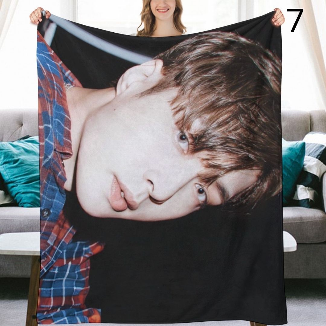 EXO Lay Blanket, EXO Flannel Throw Blanket, Gifts for EXO-L
