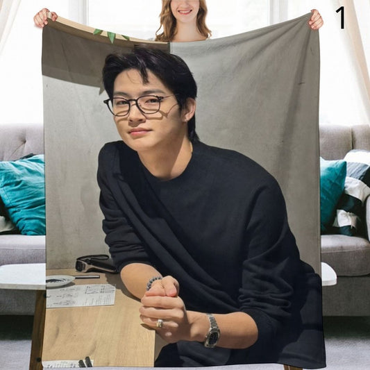 GOT7 Jay B Blanket, GOT7 Flannel Throw Blanket, Gifts for Ahgase