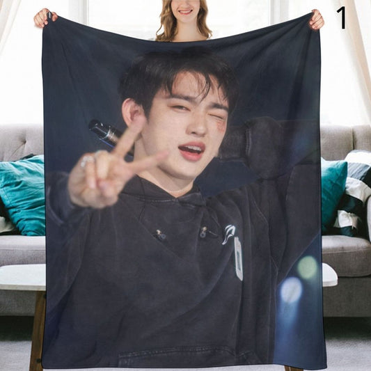 GOT7 Jinyoung Blanket, GOT7 Flannel Throw Blanket, Gifts for Ahgase