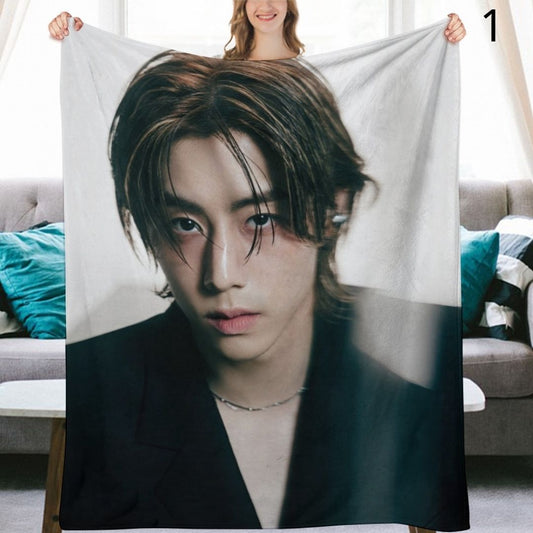 GOT7 Mark Blanket, GOT7 Flannel Throw Blanket, Gifts for Ahgase