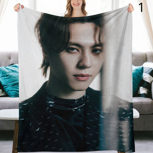 GOT7 Yugyeom Blanket, GOT7 Flannel Throw Blanket, Gifts for Ahgase