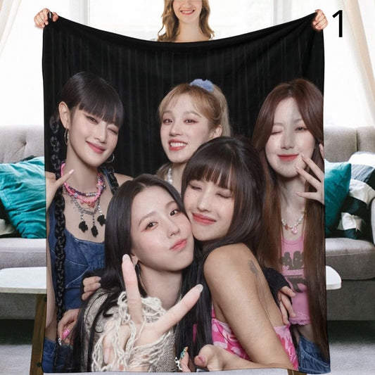 I-DLE Group Blanket, I-DLE Flannel Throw Blanket, Gifts for Neverland