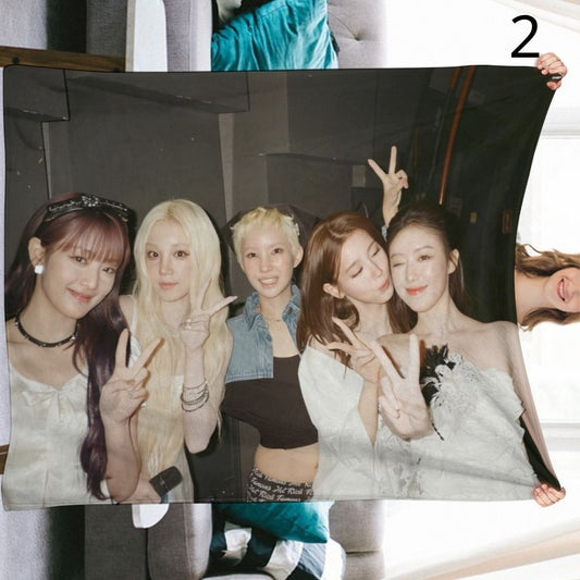 I-DLE Group Blanket, I-DLE Flannel Throw Blanket, Gifts for Neverland