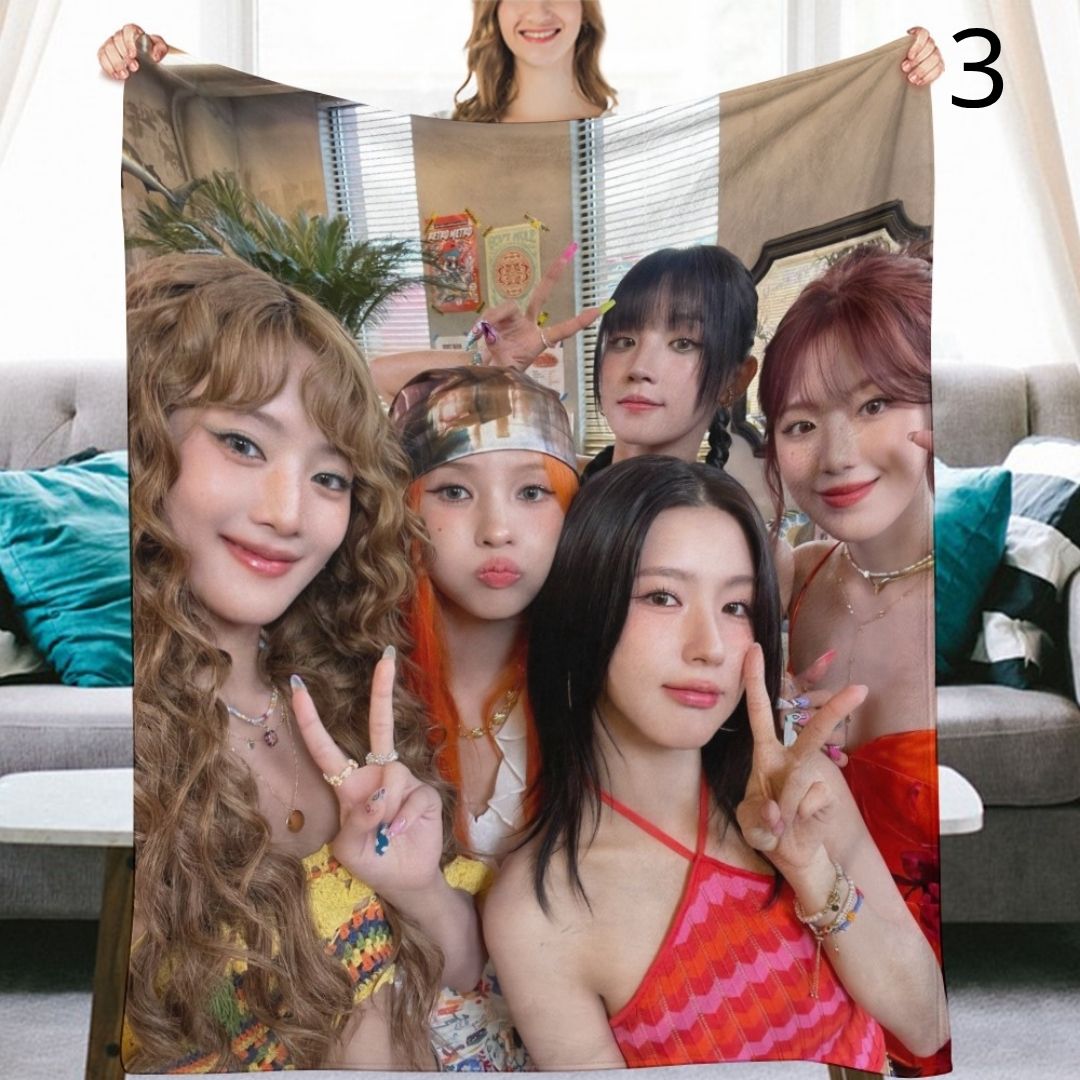I-DLE Group Blanket, I-DLE Flannel Throw Blanket, Gifts for Neverland