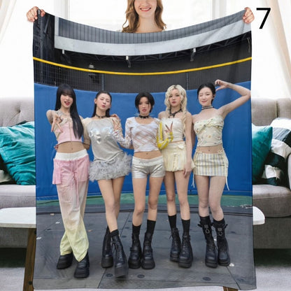 I-DLE Group Blanket, I-DLE Flannel Throw Blanket, Gifts for Neverland