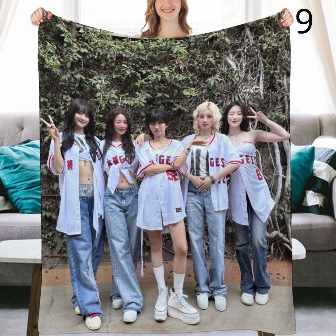 I-DLE Group Blanket, I-DLE Flannel Throw Blanket, Gifts for Neverland