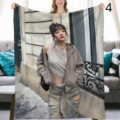 I-DLE Minnie Blanket, I-DLE Flannel Throw Blanket, Gifts for Neverland